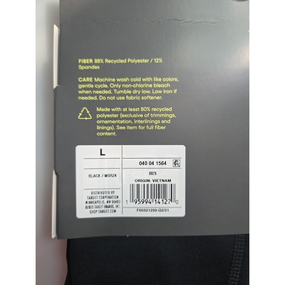 Men's Heavyweight Thermal Pants - All in Motion Black - Large 36-38 Stretchy - Picture 6 of 6